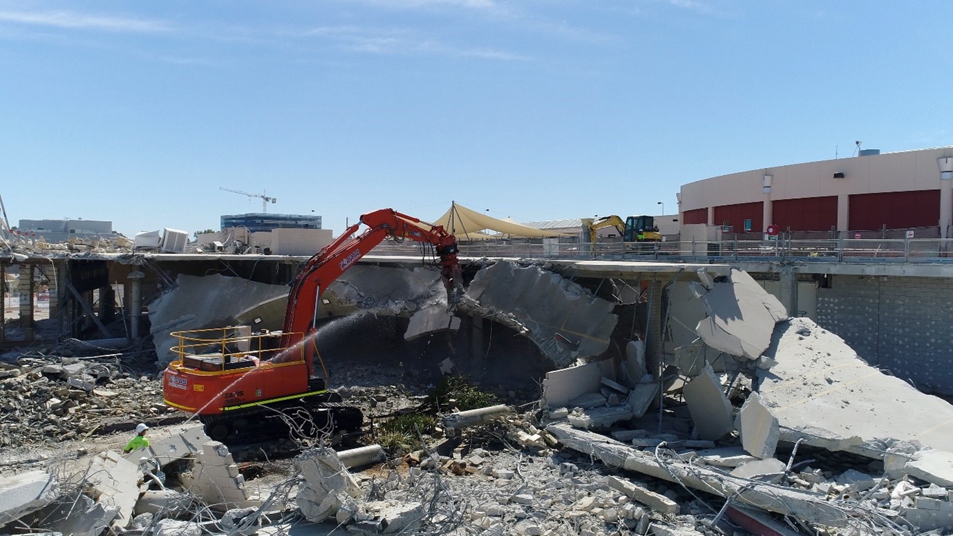 Focus Demolition project at Carousel Shopping Centre