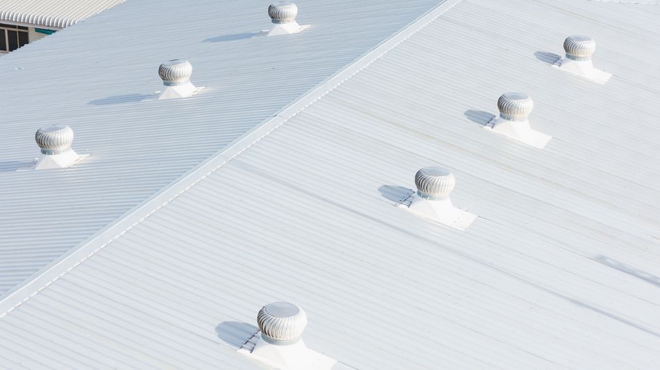 A brand new and clean white roof in Perth following asbestos roof removal and replacement by Focus Demolition.