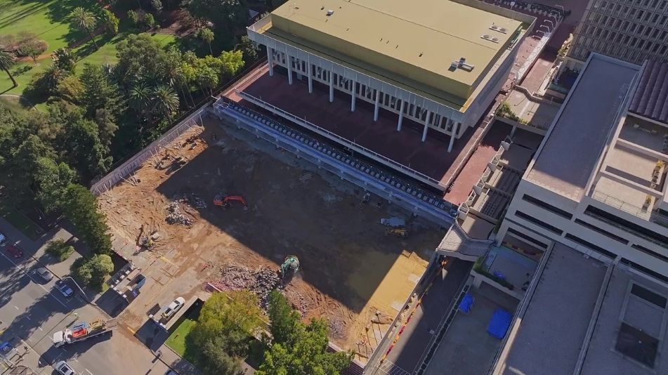 Demolition of Perth concert hall 2025 completed by Focus Demolition
