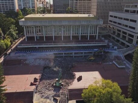 Demolition of Perth concert hall 2025 completed by Focus Demolition