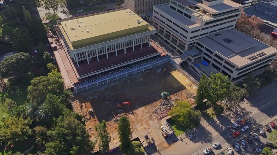 Demolition of Perth concert hall 2025 completed by Focus Demolition